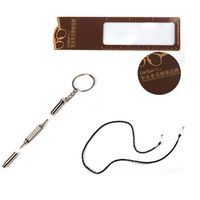 LianSan Economic Functional Eyeglasses Gadgets Reading Glasses Small Tools Includes:glasses Chains,repair Kits and Magnifier Bookmark