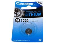 10 x CR1220 3 Volt Lithium Coin Cell Batteries (On a Card)