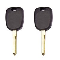 New Replacement Transponder key for Mercedes Benz - ID 44 Chip - HU64 (2 Pack)