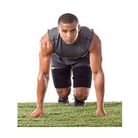 1 Pair Slimmer Trimmer Premium Thigh Trimmers, Slimmer Body,Pair Weight Loss Sweat Leg Trainers Women Men Thermal Slimming Wraps,Toned Muscles and Natural Fat Burning (Black, 23.6x6.8inch)