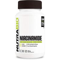 NutraBio Niacinamide Supplement – Flush Free Vitamin B3 (120 Vegetable Capsules, 500mg Each)