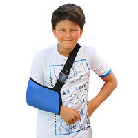 Soles Pediatric Mesh Arm Sling with Padded Shoulder Strap (Blue)