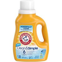 Arm & Hammer Clean & Simple Liquid Laundry Detergent, 43.75 Fl Ounce
