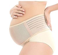 Comfort Matter Maternity Support Belt One Size Fits All and Side Closure - Lower Back and Pelvic Pain Relief During Pregnancy- Double Material for Wearing Under Clothes