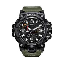 Fashion Men Watch,Fxbar Brand Men's Sport Watch Dual Display Analog Digital LED Electronic Wrist Watches(C)