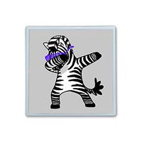 XIANN Care Contact Lens Box Holder Container Case Storage Eyecare Kit - Dabbing Zebra