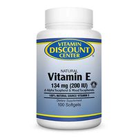 Vitamin Discount Center Vitamin E 200 I.U, 100 Softgels