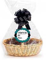 Teal 2Pack Designer Cello Bags/Tags/Bows Cellophane Jumbo Gift Basket Packaging Bags Flat 30" x 40"