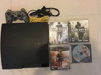 Sony Playstation 3 PS3 Slim 160 GB, Firmware 3.55 OFW - Black