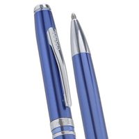 Cross Classic Advantage Steel Blue Lacquer Convertible Ballpoint Pen