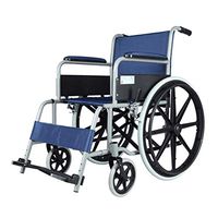 MEI Walker Lightweight Folding Self Propelled Wheelchair with Quick Release Wheels and Soft Armrests