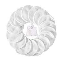 Elevin(TM) Cotton Makeup Remover, Reusable Soft Wipes Facial Skin Care Wipes Facial Cleansing 18PCS Cotton Cleansing Pad + Laundry Bag + Box Set