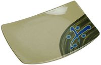 Yanco JP-1513 Japanese Sushi Rectangular Plate, 6.75" Length, 4.5" Width, Melamine, Pack of 24