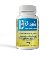 B Bright Brain Health Capsules – Reduced Depression, Improve Memory and Cognitive Capacity - 30 Depression Relief Capsules