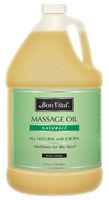 Bon Vital Naturale Massage Oil Made with Natural Ingredients for an Earth-Friendly & Relaxing Massage, Revives and Rehydrates Dry Skin Naturally, with Green Tea Extract for Added Skin Benefits, 1 Gal