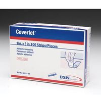 Special Pack of 5 Coverlet Dressing 0231 1X3 100 per Pack by Med-Choice