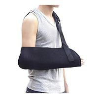 JJZXPJ Arm Sling，Shoulder Sling Lightweight Breathable Shoulder Immobilizer for Dislocation, Fracture, Sprains & Broken Arm, Fits Both Adults and Child (Size : L)