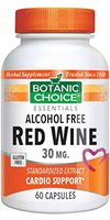 Botanic Choice Red Wine Extract 30 mg,60 Capsules