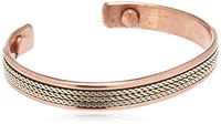 COPPER MAGNETIC BRACELETS Divergent Copper Magnetic Bracelet, 0.02 Pound