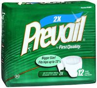 Prevail Briefs, 2XL - 4 Packs of 12, Pack of 2