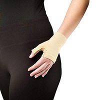 Ames Walker AW Style 701 Lymphedema Gauntlet 15 20 mmHg Medium Sand Treatment for Lymphedema Hand and Wrist Support