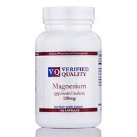 Magnesium Glycinate/Malate 120 mg - 100 Capsules by Verified Quality