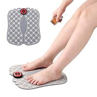 Lzour EMS Foot Massager Pad Mat Attachment for Muscle Stimulators for Blood Circulation Relaxing Pain Relief Fibromyalgia Painful