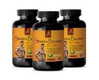 Male Energy and Stamina - Natural Testosterone Booster for Men - Stamina Booster for Men with Fenugreek - tongkat ali Extract Capsules - panax Ginseng Root Capsules Korean - 3 Bottles 180 Capsules