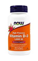 Now Foods - Vitamin D3-1000iu (180 softgels) 2 PACK
