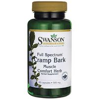 Swanson Full-Spectrum Cramp Bark 500 Milligrams 60 Capsules