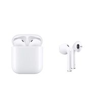 Wireless Bluetooth Headphones Noise Reduction and Sweat Sports Headset Built-in Microphone in-Ear Headphones 5.0 for iOS/Android/Samsung (White)