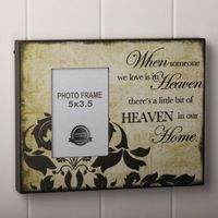 Adams&Co 10x8x1 chunky wood frame (WHEN SOMEONE YOU LOVE.)