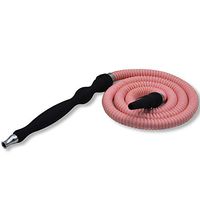 Kitosun Silk Hookah Hose with Rubber Handle Metal Tip Leather Wrapped Hookah Pipe Washable Durable 65" Long Shisha Hose (Pink)