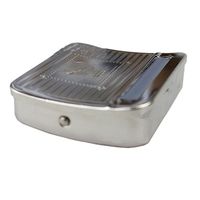 WHATWEARS 1x 70mm Tobacco Roller Maker Cigarette Rolling Machine Injector Silver Color