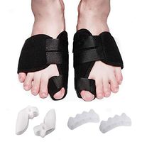 Bunion Splint [3 Pair] - Toe Straightener & Corrector Brace Pad for Hallux Valgus Pain Relief - Night Time Support for Men & Women