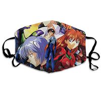 Evangelion Glasses Anti-Smog Mask,Adjustable Earloop Face Double Layer Mask,Washable, Reusable Masks,Protection from Dust, Pollen, Pet Dander, Other Airborne Irritants