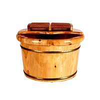 Foot tub , Solid Wood Foot Soaking Bucket, Foot Bucket, Thickened Footbath, Cedar Foot Bath Barrel
