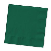 Creative Converting Touch of Color 200 Count 2-Ply Paper Beverage Napkins, Hunter Green - 253124