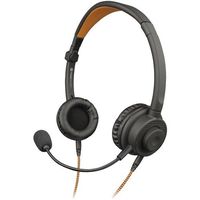Tough Tested TT-1H3X 3-in-1 Multi-Use Wired Convertible Stereo/Mono Headset with Boom Mic & Connectors