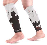 LEVEIS Beethoven Calf Compression Sleeves 1 Pair, Leg Performance Support for Shin Splint Calf Pain Relief Men & Women Guards Sleeves for Running Cycling