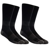 Copper Fit Men's Ankle Socks 2 Pack (Black, Large)