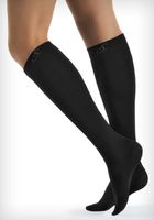 Solidea 0440A5-L-CA Active Energy Micro Massage Knee-High Socks-Lg-Camel