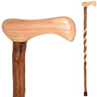 Brazos 37" Handcrafted Free Form Sweet Gum Wood Walking Cane for Men and Women, Made in the USA