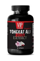Sexual Herbal Supplements - TONGKAT ALI Extract 200:1 400MG - LONGJACK - tongkat Herbs - 1 Bottle 60 Capsules