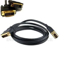10 FT DVI-D TO DVI(D) CABLE MALE 24+1 M/M DVD LCD HDTV PC DUAL LINK GOLD PLATED