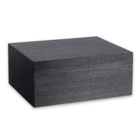 Smoking Set/Cigar Humidors with Humidifier and Hygrometer Large Capacity Cigar Cabinet Thick Sealed Cigarette Box Cigar Humidor Men's Gift Box Can Hold 20 Cigars Black