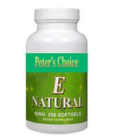 Peter's Choice E Natural 250 Gels