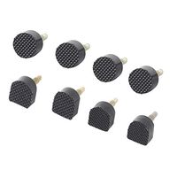 SUPVOX 60 Pairs of High Heel Tips Shoe Heels Replacement Caps (Assorted Size)