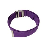 Walking Transfer Gait Belt with Belt Loop Holder for Caregiver, Nurse, Therapist 60" with Metal Buckle (Purple, 60" with Metal Buckle)