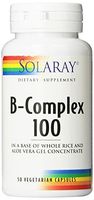 Solaray B-Complex Supplement, 100mg, 50 Count by Solaray